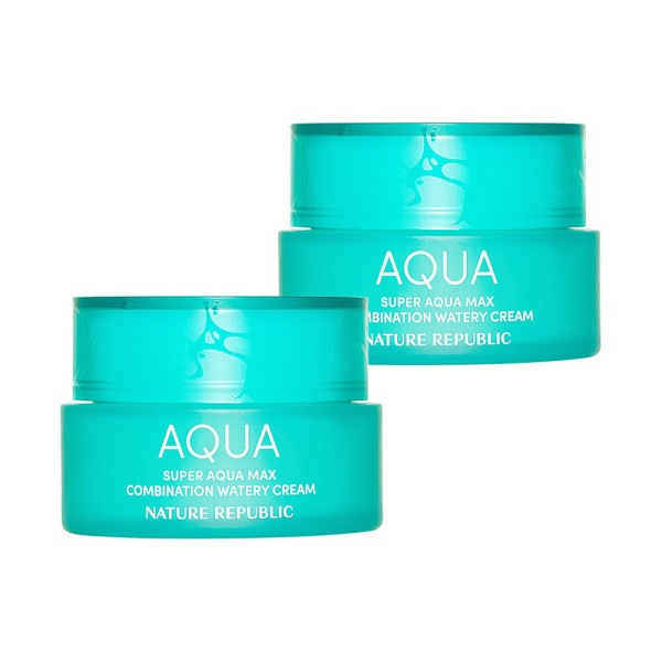 【Nature Republic】 (1+1) スーパーアクアマックスコンビネーション水分クリーム 80ml / 複合性用 贈呈品なくなり次第贈呈終了
