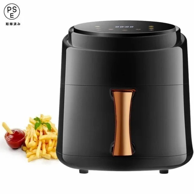 ノンフライヤー fryer 8L大容量電気フライヤー ノンオイル 揚げ物 惣菜 エアーフライヤー LEDディスプレイ タッチパネル タイマー 温