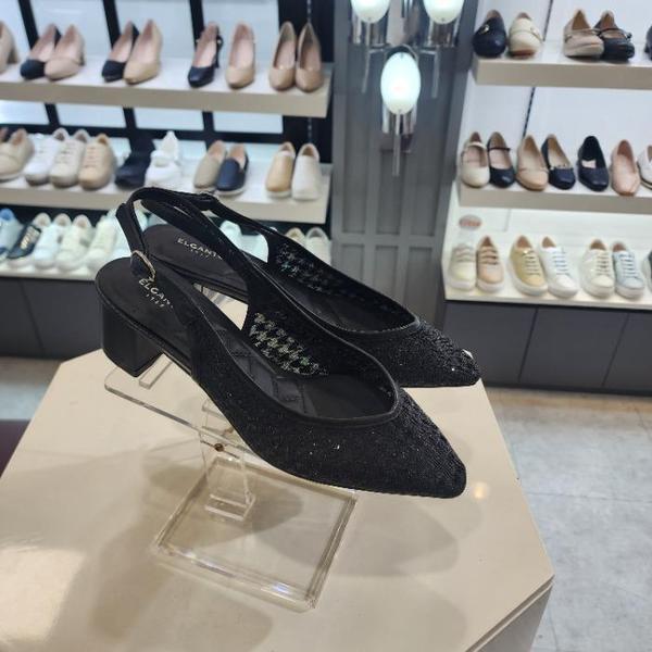 HC10 女性メッシュスリングバックブラック5cm LCWO75U41319 (48925087)