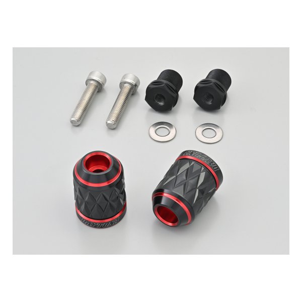 バーエンド カワサキ M17 用 KIRIKO レッド 42608