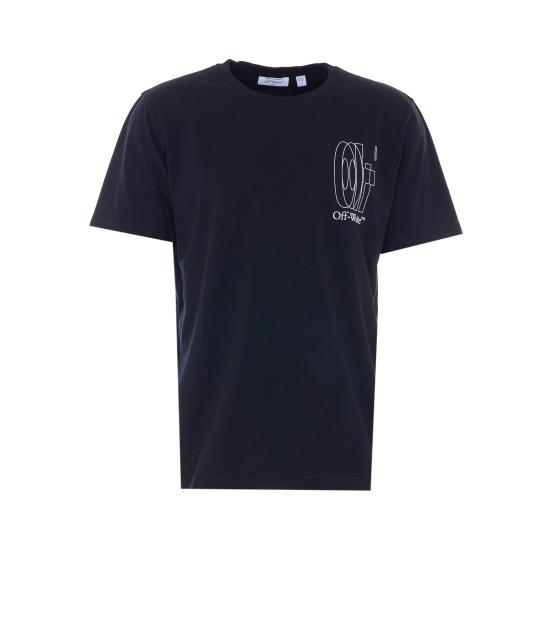 OFF WHITE Men T-Shirts OMAA027S26JER003 00001 Black