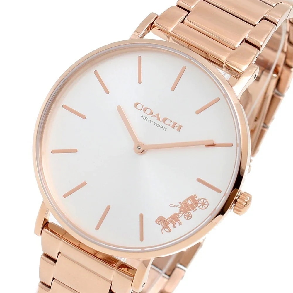 腕時計14503576メンズレディースペリーPERRYクォーツシルバーピンクゴールド 並行輸入品