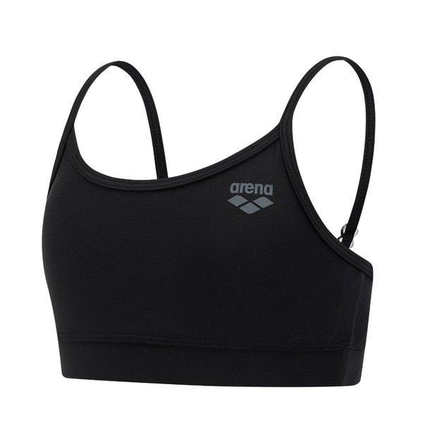女児ジュニアユースブラトップ水着(A6BG1GC81)BLK