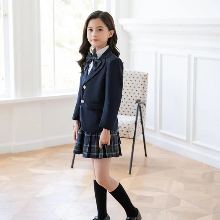 発表会 フォーマル 長袖シャツ スカート スーツ ロングパンツ 退所式 結婚式 子供 3点セット 七五三 ネクタイ 子供 女の子 リボン 入学式 入園式 入園式 キッズ 子供服 紳士服