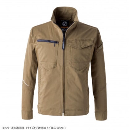 イーブンリバー ソリッドストレッチジャケット カーキ(02) サイズ:4L US1607 4,600円