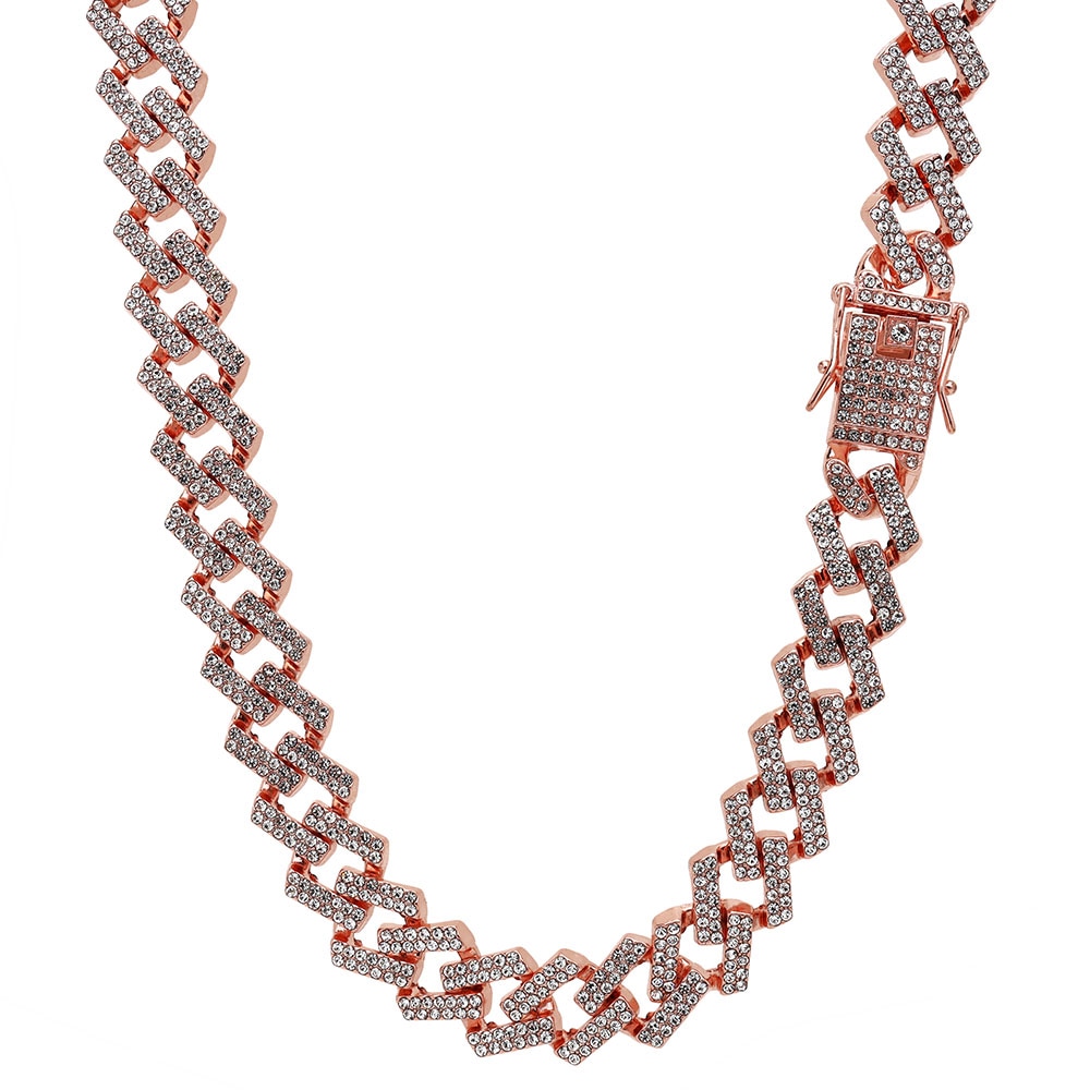 喜平チェーンネックレス パヴェ [n404-rosegold] 5,960円