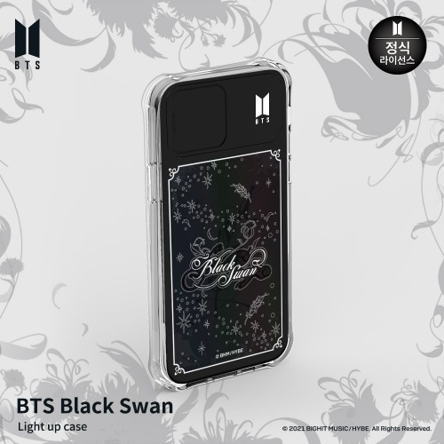 BTS スマホケース ライトアップケース Black Swan iPhone Galaxy