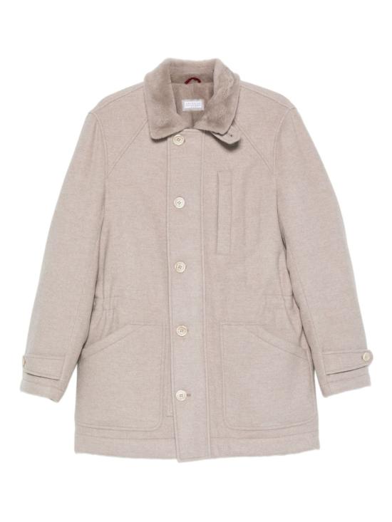 BRUNELLO CUCINELLI Men Bubble Jackets MT4016390 C2421 Beige