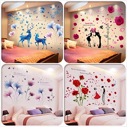 【DIY 壁紙】ウォールステッカー シール式 壁紙 はがせる 剥がせる 壁に貼る カッティングシート wall sticker 北欧 木 花 鳥 英字 雑貨 ガラス 窓 DIY 内装 レディース