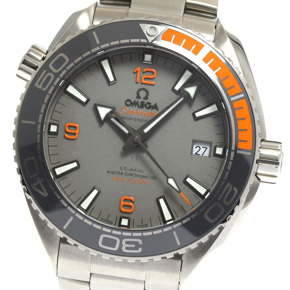 オメガ OMEGA 215.90.44.21.99.001 シーマスター プラネットオーシャン600M コーアクシャル 自動巻き メンズ 極美品 箱・保証書付き_889230【中古】
