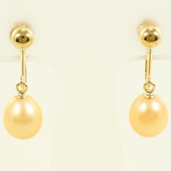 K18 18金 YG イヤリング パール (真珠) 中古