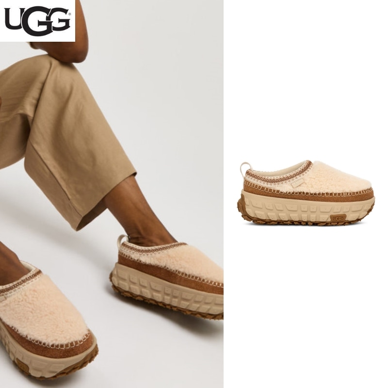 UGG Venture Daze Cozy / アグ タイヤソール プラットフォーム ウール スリッポン