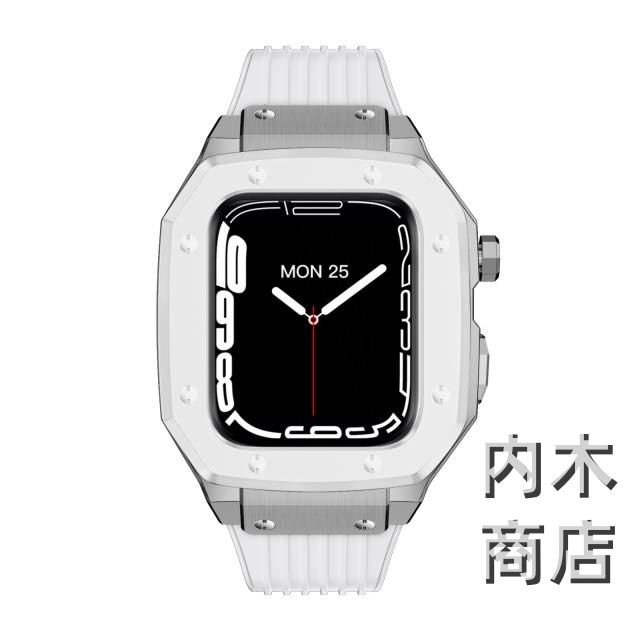 44 カバー おしゃれ 対応 一体型 45 バンド 5 ベルト 頑丈 合金製 保護カバー 亜鉛合金 装着簡単 アップルウォッチ アップルウォッチ 4 腕時計ベルト 6 高級 7 8 ビジネス バ