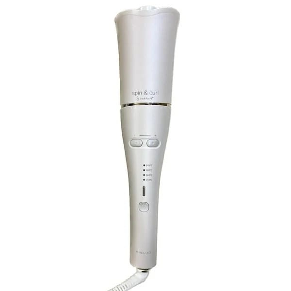 KINUJO キヌ―ジョ Spin&curl SCS024 ホワイト 自動巻カールアイロン