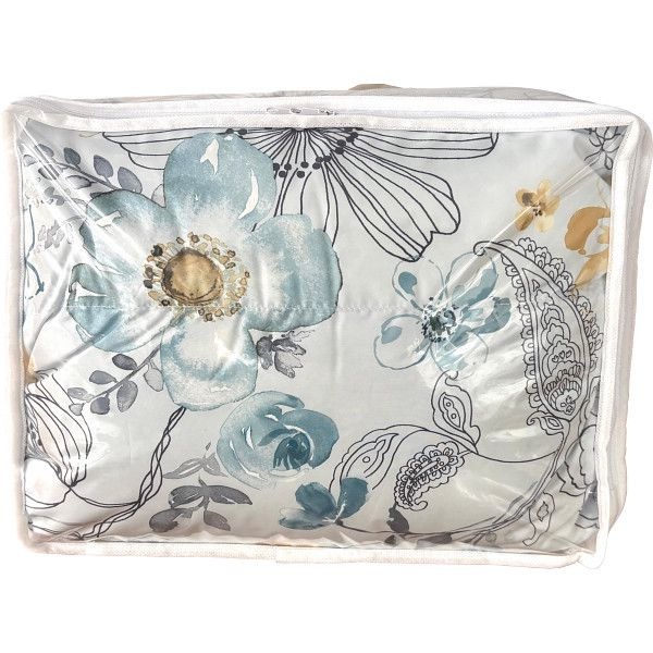 羽毛肌掛けふとん（ダウン50%） スモークブルー