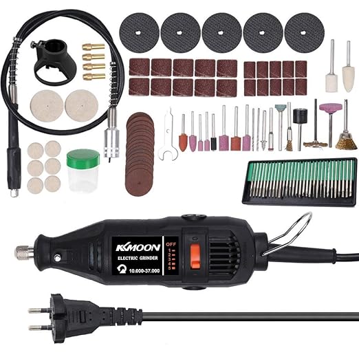 Saras 180W Handheld Electric Grinding Tool Set Mini Portable Rotary Drill Grinder Versatile Cutting