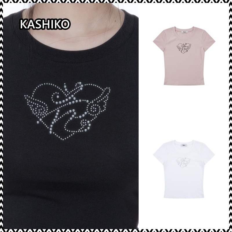 Kashiko Flower Heart Baby Tee