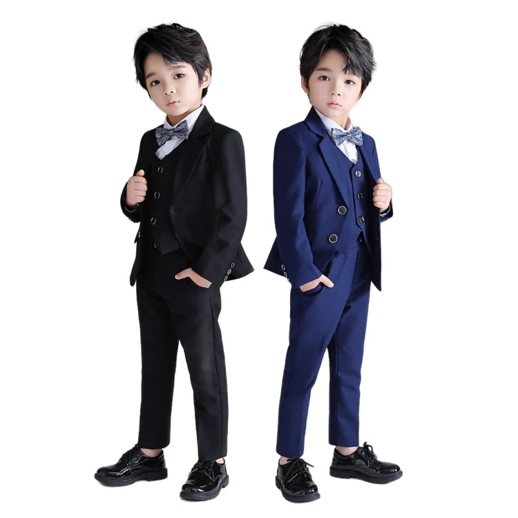 【送料無料】7点セット 子供 スーツ キッズ スーツ 男の子 フォーマルスーツ キッズスーツ 上下セット おしゃれ 七五三 入学式 卒業式 結婚式 キッズ 子供 スーツ おしゃれ タキシード 子供服