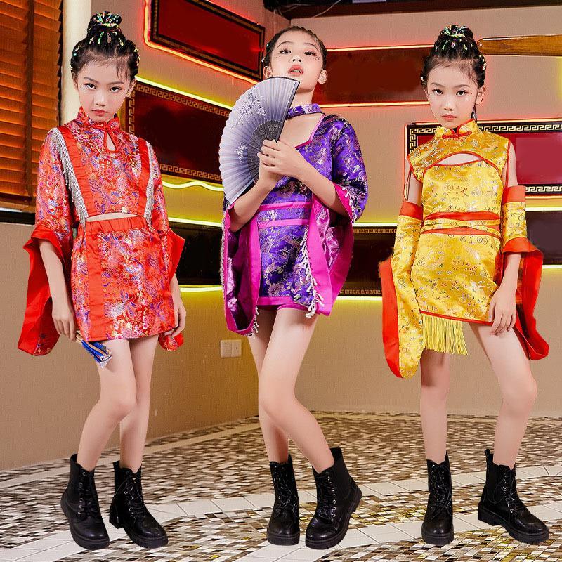 本日限定 2枚購入で150円OFF キッズダンス衣装 ジャズダンス 女の子 ガールズ ジュニア セットアップ チア チアガール ステージ衣装 ス スカート ステージ衣装 新品追加 送料無料