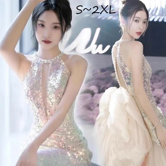 パーティードレス ロング丈 ドレス レディース ピアノ 発表会 結婚式 ワンピース イブニングドレス フォーマル 大人 エレガント お呼ばれ 二次会 披露宴 演奏会 忘年会 司会ドレス 大きいサイズ