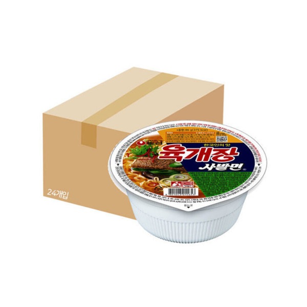 ユッケジャン カップラーメン 24個入り