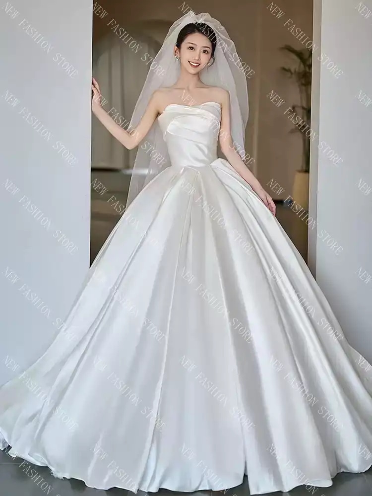 ウエディングドレス 白-74