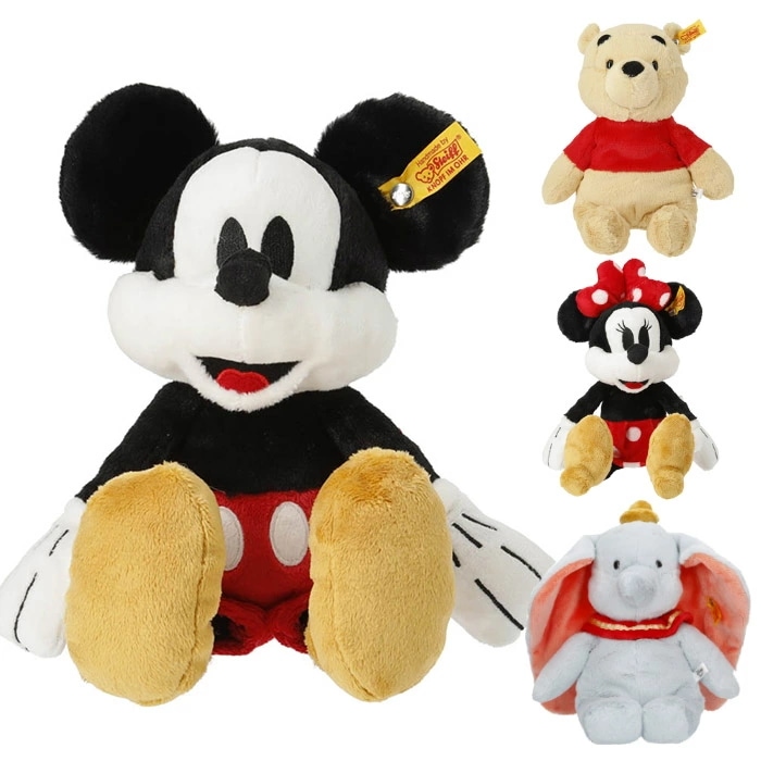 シュタイフ ディズニー テディベア ぬいぐるみ Steiff Soft Cuddly Friends Disney Originals ミッキーマウス ミニーマウス くまのプーさん マルガレーテシュ