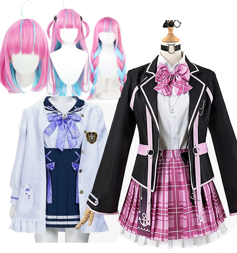 大人気バーチャルYouTuber 湊あくあ みなと あくあ コスプレ衣装 風 ハロウィン クリスマス 学園祭 文化祭 仮装