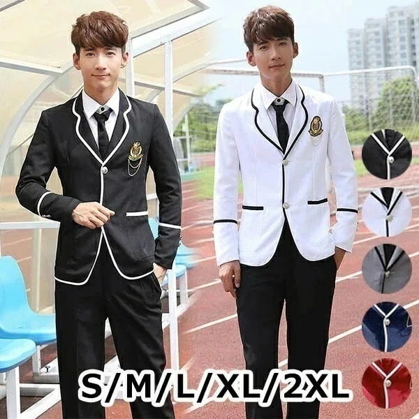 卒業式 スーツ 学生服 ブレザー 男の子 男子 中学生 高校生 子供 キッズ フォーマル 成人式 パンツスーツ ジュニア 発表会 結婚式 面接 入学式 小学生 制服 スーツ【S/M/L/XL/2XL】