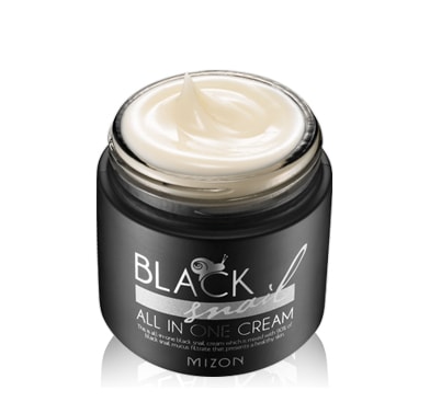 ブラックスネイルオールインワンクリーム(大容量)75ml :: 美/白 栄養 シ/ワ カタッムリ粘液