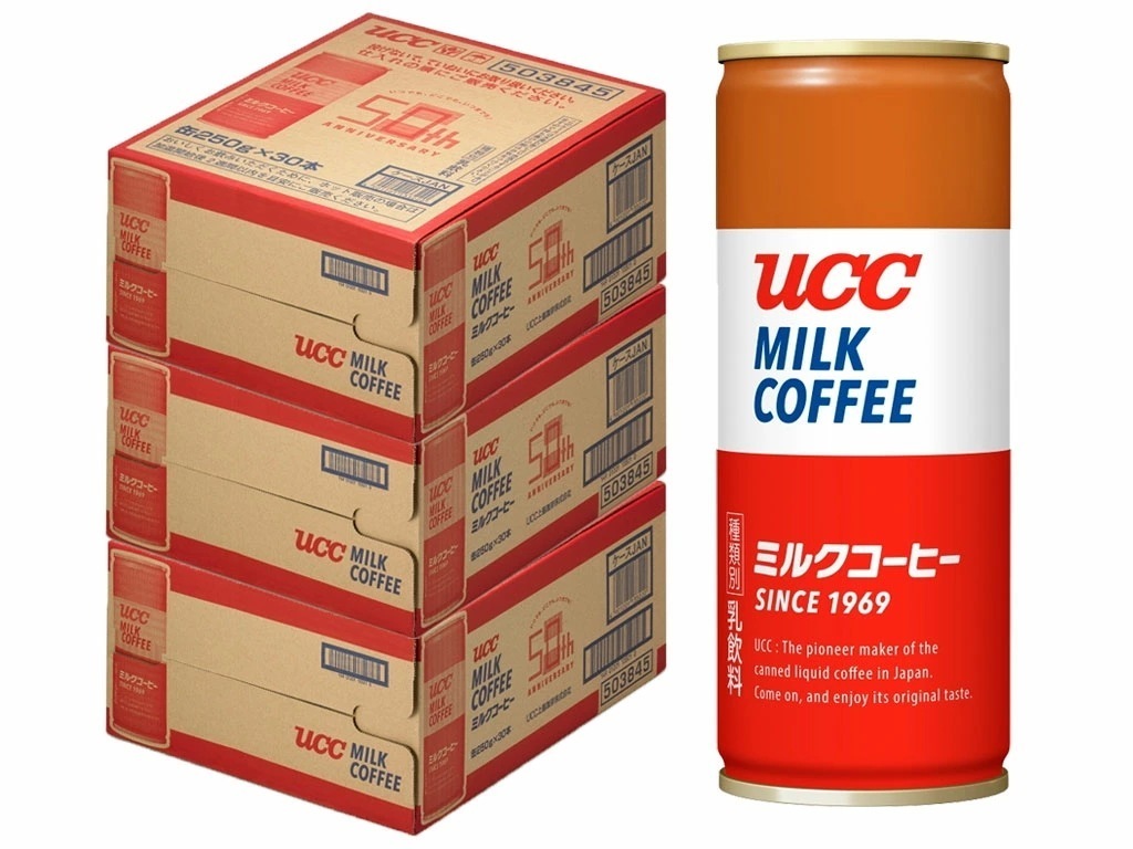 【送料無料】UCC 上島珈琲店 ミルクコーヒー 250ml3ケース/90本