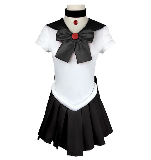 美少女戦士セーラームーン 風 冥王せつな めいおうせつな 子供用 コスチューム コスプレ衣装 6点セット サイズ 120―150cm