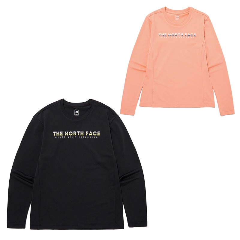 NT7TP06 OCEAN WAVE 2 L/S R/TEE Tシャツ ラッシュガード 長袖ラウンドティー 韓国ファッション 長袖シャツ 四季向け クロップ 安らかさ 男女共用