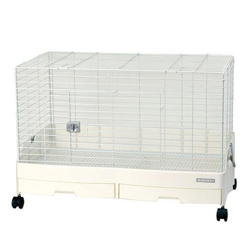 うさぎケージ　三晃商会　イージーホームエボ８０ＷＨ　ＷＳ（８１X５０．５X５５ｃｍ）　ワイヤーメッシュスノコ仕様　うさぎ　ケージ　ＣＲＣ50―20―33―15―00