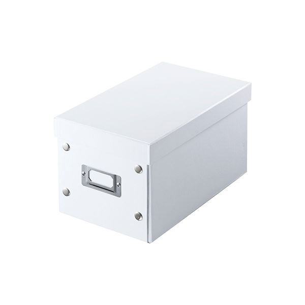 (5個セット) サンワサプライ 組み立て式CD BOX(ホワイト) FCD-MT3WNX5