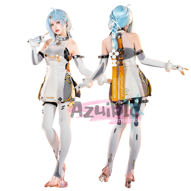 Azuiblc ゼンレスゾーンゼロ シード コスチューム　イベント　人工革　金属製ヘアピン　ハロウィン　コスプレ衣装　 オボルス小隊ゼンゼロ/ZZZ