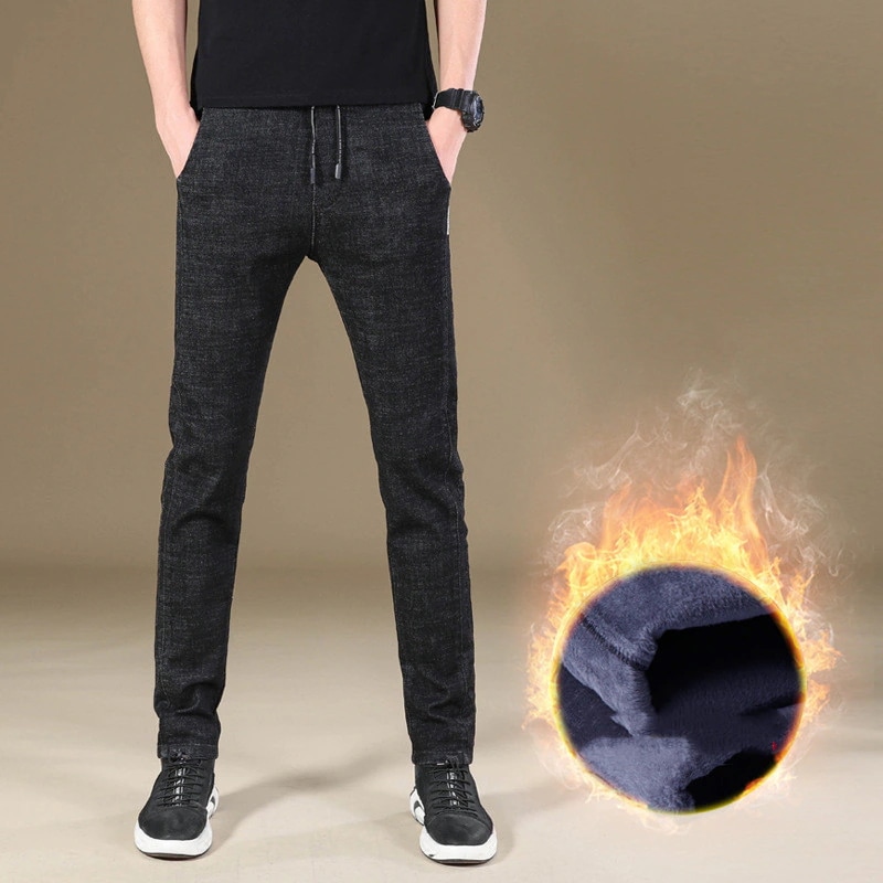 デニムパンツ 暖パン メンズ デニム 冬ズボン スキニーチノパンツ スキニージーンズ 裏起毛 暖 冬服 冬ズボン ボトムス ズボン 秋冬