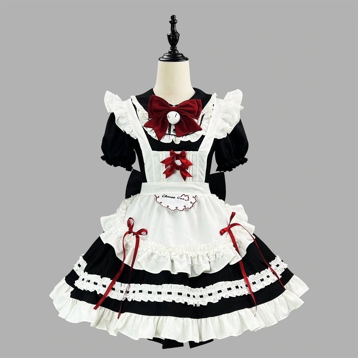 【2025新作】新作白黒可爱いソフト妹メイドlolitaワンピース女子服ソフト妹カフェ二次元