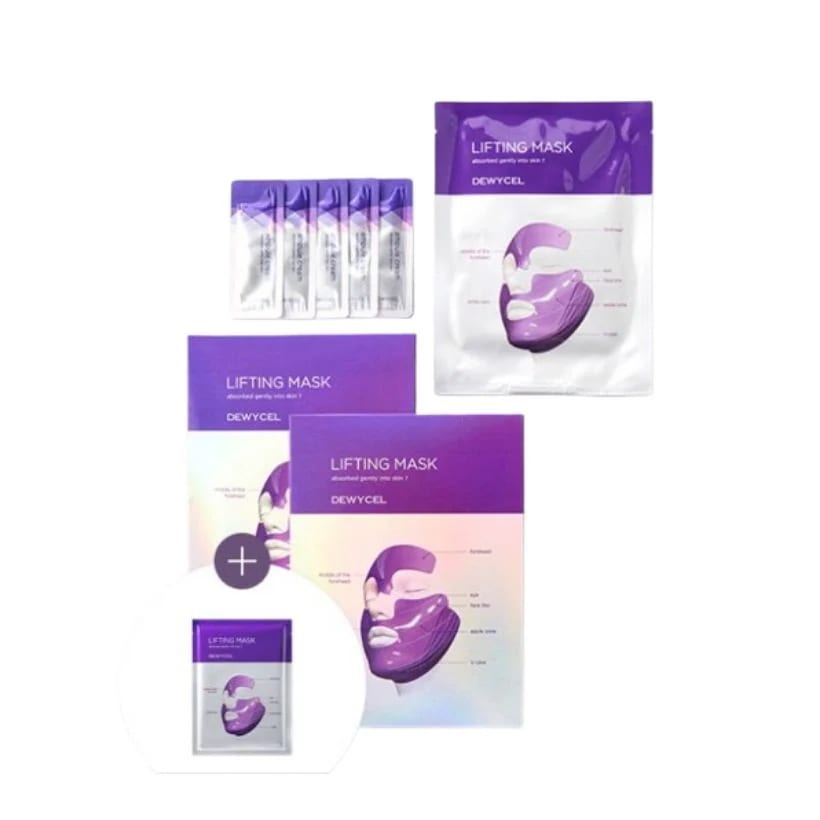 (1+1)7リフティングマスク4枚(+アンプルクリーム7.5m+マスク1枚贈呈)