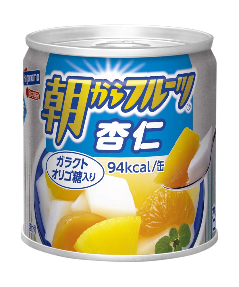 はごろも 朝からフルーツ 杏仁 190g (4083) ×24個