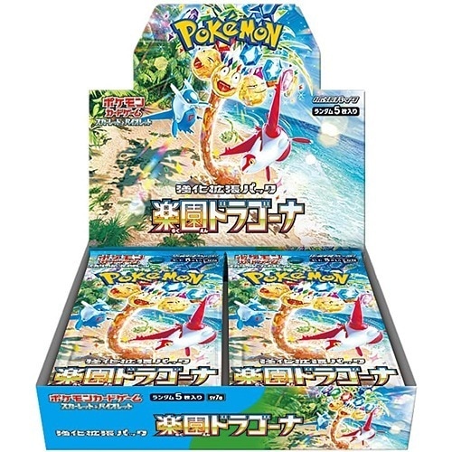 【新品】 ポケモンカードゲーム スカーレット＆バイオレット 強化拡張パック 楽園ドラゴーナ BOX シュリンク付き 未開封 6,090円