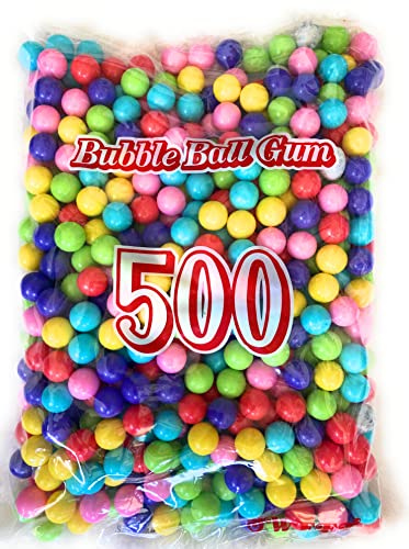 【約２キロ入り】バブルガム５００（ガムマシン用リフィル 直径約１８ミリ） ５００個入り