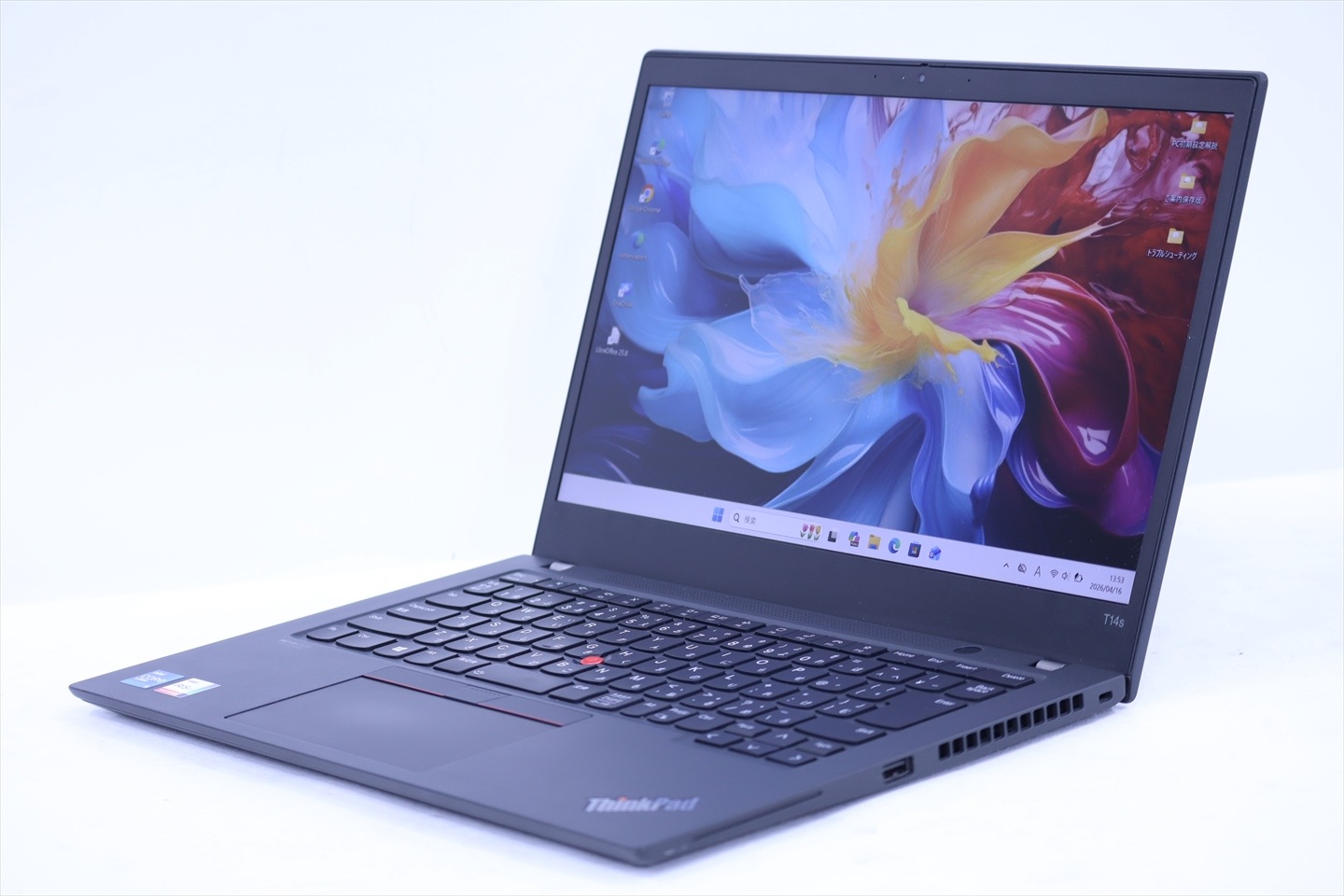 即配 良品 2021年タッチ液晶快速モデル 11世代Corei5 ThinkPad T14s Gen2 i5-1145G7 16G 256G 14.0FHDタッチ Wi-Fi6 AAA評価