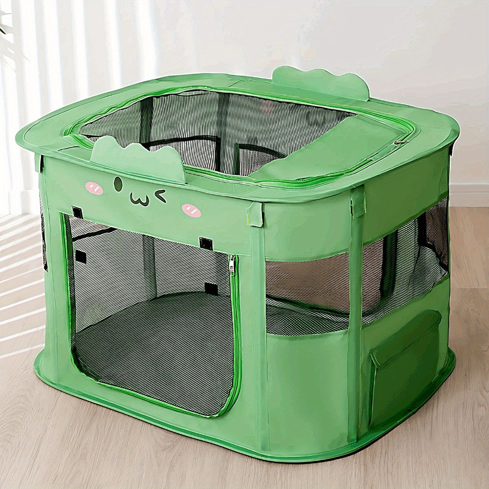 ペットサークル ケージ ペットハウス 折りたたみ 犬 猫 犬用ベッド 猫用ベッド ドッグハウス キャットハウス Lサイズ 恐竜 くま コンパクト 旅行ty238