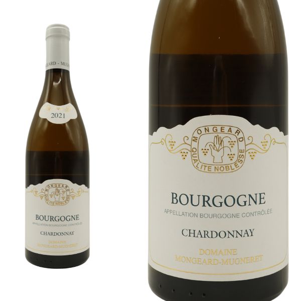 ブルゴーニュ シャルドネ 2021 蔵出し品 手摘み100％ ドメーヌ モンジャール ミュニュレ元詰 AOCブルゴーニュ シャルドネ 5,320円