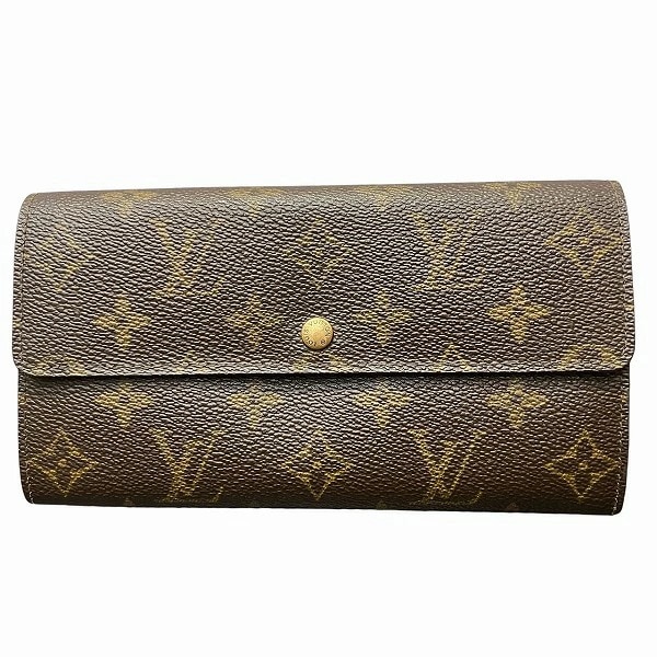 ルイヴィトン ポシェットポルト モネ クレディ M61723 長財布 2つ折り財布 【中古】
