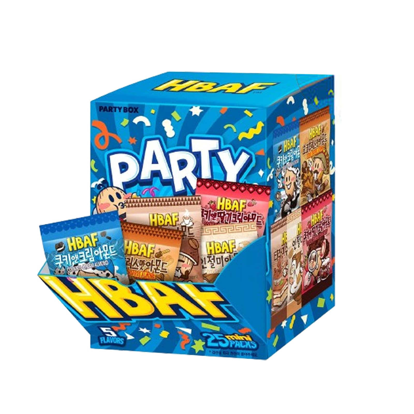PARTYBOX BLUE 25PACK (5つの味 x 5個) X 1個