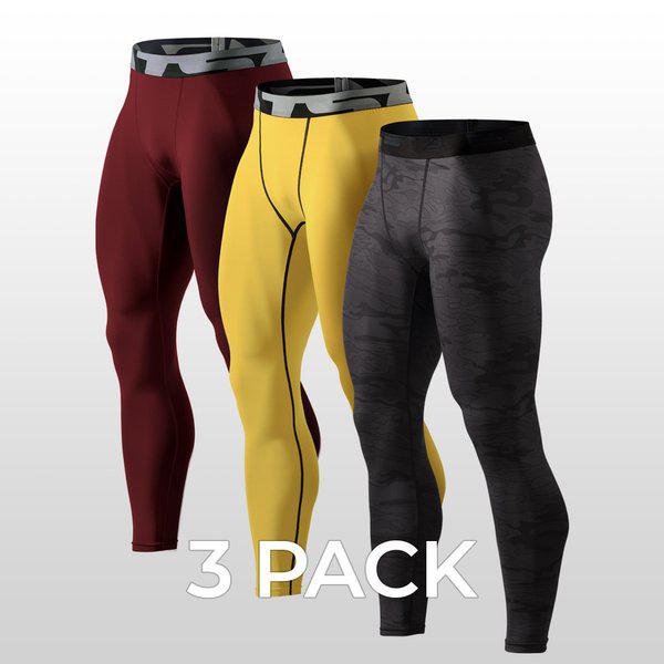 [限定特価] 四季アンダーレイヤー長ズボン ゴルフインナーウェア 3枚 TM-MUP91