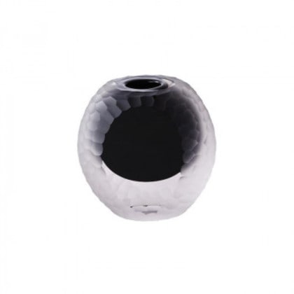 ミュールミル 花器 アルマ カット 黒 CG-618Bk