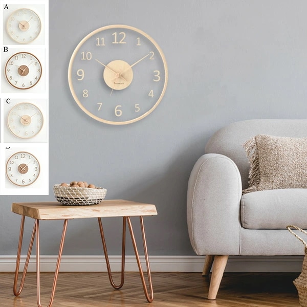 【即納325】壁掛け時計 掛け時計 静音 おしゃれ 時計 デジタル 北欧 シンプル お洒落 見やすい 子供部屋 リビング モダン インテリア飾り プレゼント 時計 グレー 新築祝い 子供 結婚祝い か
